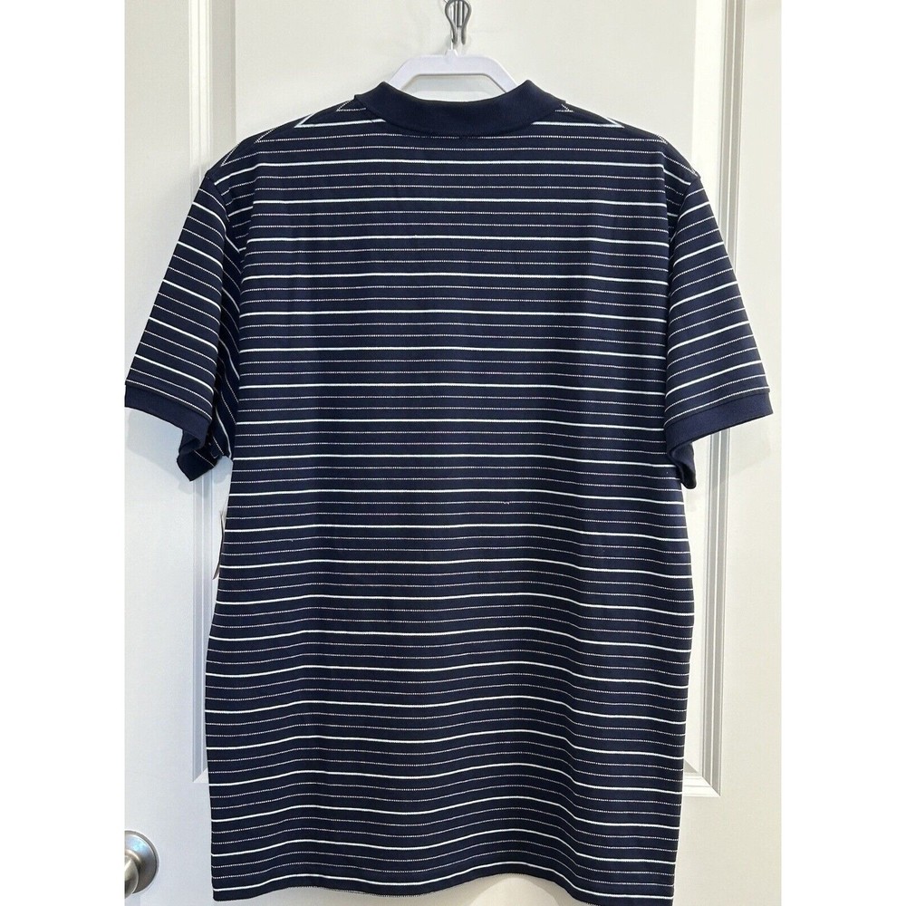 Anchor Crew NWT Men’s Navy Polo Striped Short Sleeve Shirt‎ Size XL - Picture 4 of 12